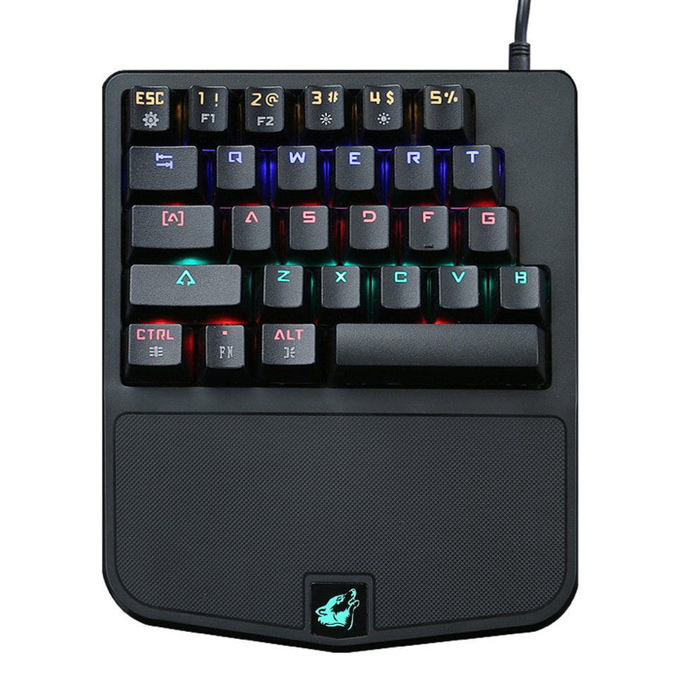 Brand New K9 USB OneHanded Keyboard RGB Light Effect Game Keyboard LOL
