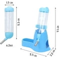 thumbnail image 2 of 3 in 1 Hamster Hanging Water Bottle Pet Auto Dispenser with Base for Dwarf Hamster Mouse Rat Hedgehog, 2 of 8