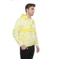thumbnail image 2 of Members Only Men's Translucent Camo Print Popover Jacket, Lime, Large, Long Sleeves, 2 of 4