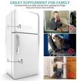 thumbnail image 4 of Cerradura para refrigerador con cerradura para niños, cerradura de puerta con cable de acero inoxidable, cerradura adhesiva fuerte, fusible para refrigerador, armario y puertas, con cerradura, 4 of 4