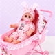 thumbnail image 5 of Conjunto de vestido navideño para muñecas Reborn de 30 cm | Disfraz navideño elástico | Colores azul, rosa y rojo | Regalo para mayores de 3 años, 5 of 6