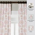 thumbnail image 6 of Kotton Culture Triple Pinch Pleat Mandala Curtains Thermal Insulated Room Darkening Blackout Mandala Curtains for Window, Sliding Door, Patio Door, Home, Office, Nursery (1 Panel, 100x120, Mandala), 6 of 8