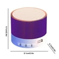 thumbnail image 4 of Jacenvly New Fathers Day Gifts Small Crack Bluetooth Speaker Outdoor Portable Subwoofer Wireless Small Speaker Home Desktop Luminous Mini Speaker Kitchen Decorations For Counter, 4 of 9