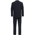 thumbnail image 4 of Men's Three Piece Premium Modern Fit Two Button Suit Navy Blue, 4 of 7