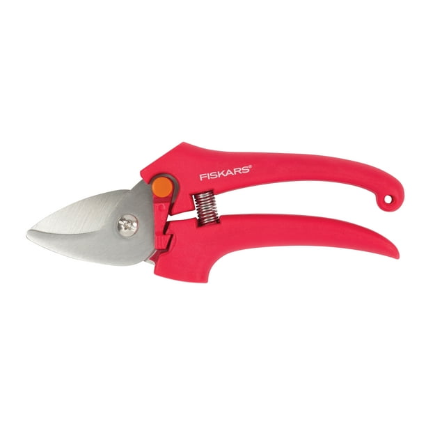 Fiskars Designer Stainless Steel Pruner, Hot Pink