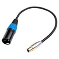 thumbnail image 2 of 3-Pin Mini XLR Male to XLR Female Adapter Cable Balanced Cord for Recording, Speaker Systems,Radio Statio,1Ft/0., 2 of 7