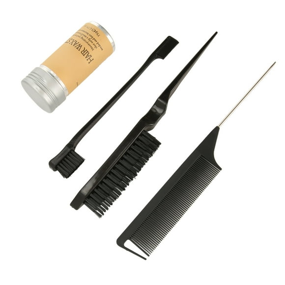 Palabra Para Acabar Con El Cabello, Cera Para El Cabello Con Un Peine Para Suavizar Los Volantes Para Peinar El Peinado