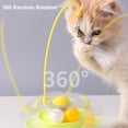 thumbnail image 2 of Juguete interactivo para gatos, hierba gatera, pluma con campana, bolas de seguimiento, juguete para gatitos para ejercicio de gatos en interiores, 2 of 5