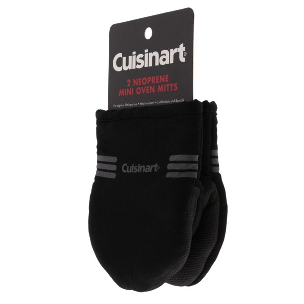 Cuisinart Mini Oven Mitts w/Neoprene for Easy Gripping, Heat Resistant