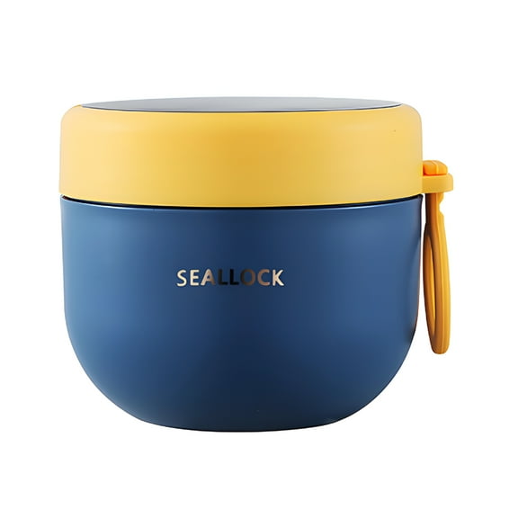 ACDANC Vacuum insulated Food Jar with Foldable Spoon,18 oz Stainless Steel Students Adult thermo for Hot Food,Leak Proof,Portable Food Container Soup thermo for office