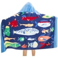 thumbnail image 1 of Toalla de baño para niños, envoltura para niños y niñas, toallas de playa con capucha para piscina, albornoz, algodón absorbente de felpa suave brillar Electrónica, 1 of 5
