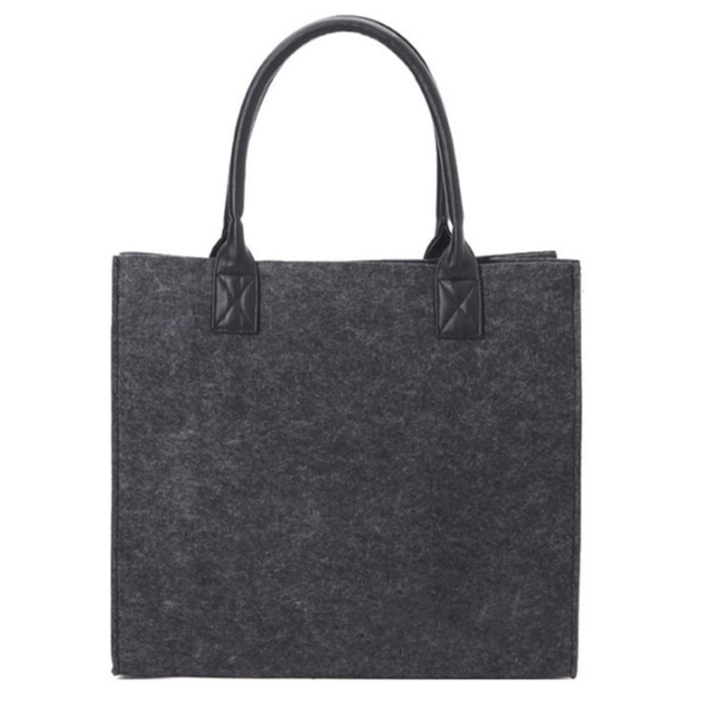 Hot Shopping Felt Tote Handbag Casual Purse Pouch Stylish Shoulder Storage Bags 