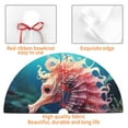 thumbnail image 4 of Picia Ocean Seahorse Print Christmas Tree Skirt , Christmas Tree Skirt Ornaments for Merry Christmas Holiday Party Decorations Indoor Outdoor-48", 4 of 7