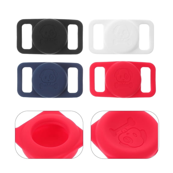 Baluue dog Tag Protector In Assorted Color 4Pcs