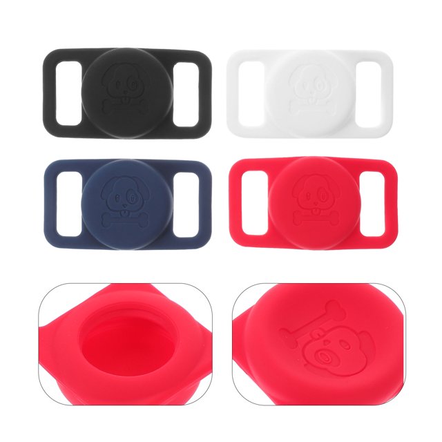 unbranded 4Ud De Silicona Para Protector De Localizador Con Liviano Y Resistente Para Mascotas