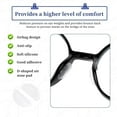 thumbnail image 6 of RUseeN Eyeglass Nose Pads, Soft Silicone Anti-Slip Adhesive Air Chamber Glasses Nose Pads, 3.5mm Heighten Nose Pads for Plastic Frames, 20 Pairs (Clear), 6 of 7