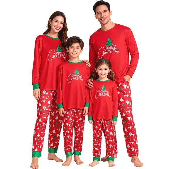 BadPiggies Matching Family Pajamas Set Christmas Sleepwear Cotton Holiday New Year Valentine Halloween Pjs - Women