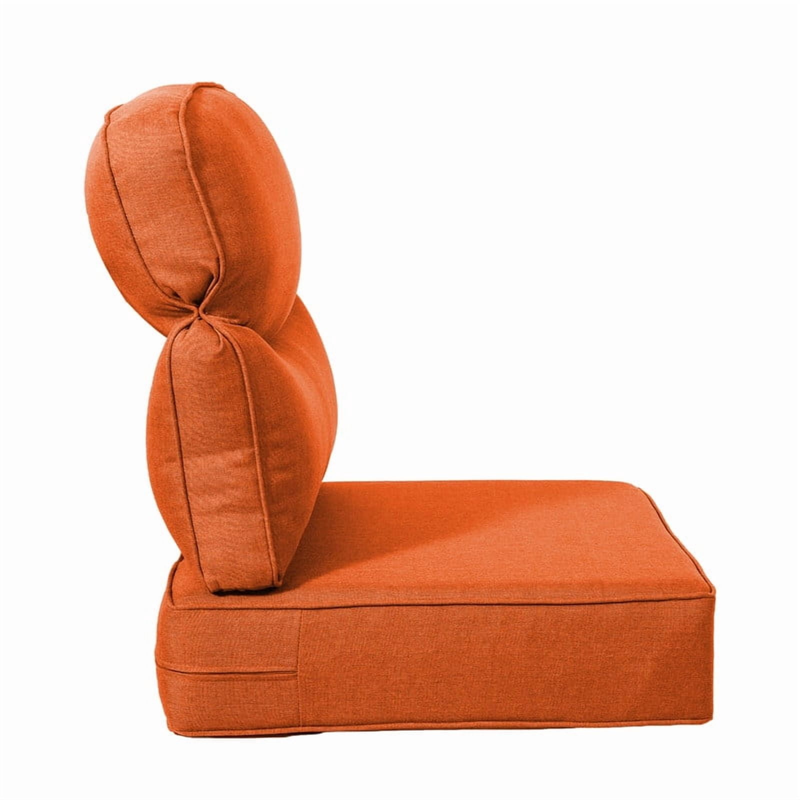 Opohoro Outdoor Deep Seat Cushion Set, 22"x24"x6", UV Resistant & Water Resistant Comfortable Furniture Cushions for Patio Sofa, Chair, Loveseat