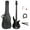 Black, variant on XiHuaZhaoChen Electric Bass Guitar Full Size 5 String Exquisite Stylish Bass with Power Line, Bag and Wrench Tool ,Black