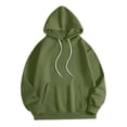 thumbnail image 6 of Sevevn Women's Oversized Hoodie Sweatshirt Casual Long Sleeve Pullover Hooded Sweatshirt with Kangaroo Pocket Drawstring Loose Fit Fleece Hoodie for Daily Wear Green S, 6 of 6