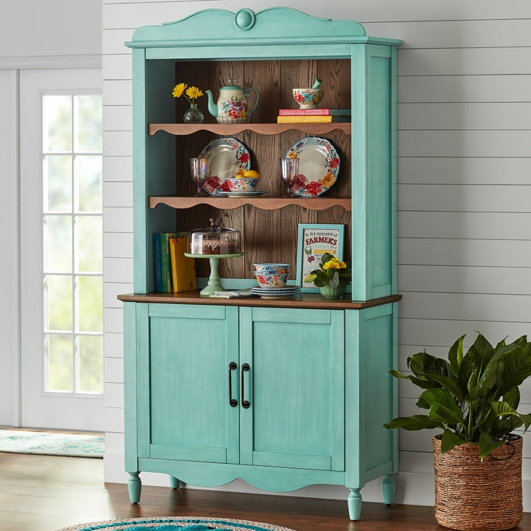 The Pioneer Woman Callie Teal Dining Hutch Com