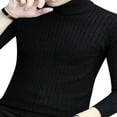 thumbnail image 3 of Chandail à Col Roulé pour Homme, Tricot, Haut, Mode Urbaine, 3 of 5