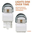 thumbnail image 4 of Sylvania Zevo 7444 White LED Bright Interior Exterior Mini Light Bulb, 2 Pack, 4 of 7