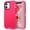 Pink White, variant on I-HONVA For iPhone 11 Case,3-Layer Military Grade Drop Protection Anti-Slip Bumper Rugged Shockproof Dustproof Protection 6.1 inch Phone Case,Purple Turquoise