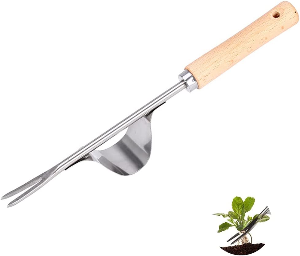 Extractor De Malas Hierbas Manual De Acero Inoxidable | Pack De 2 Unidades | Ideal Para Jardín Y Césped