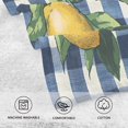 thumbnail image 5 of Yayeee 2 Pack Hand Towels for Bathroom 100% Cotton 16" x 28" Soft Absorbent Kitchen Towel, Cartoon Beige Lemon, 5 of 7