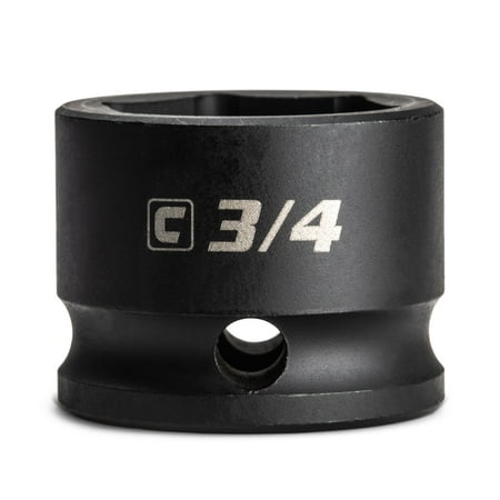 UPC: 0886352534581 | Capri Tools 3/4 in. Stubby Impact Socket  3/8 in. Drive  6 Point  SAE
