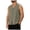 Khaki-yMlFc, variant on RFQWOVSR Mens Cotton Linen Summer Vest with Chinese Knot Buttons Loose Fit Retro M