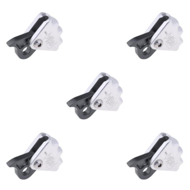 Transemion Corde d'Escalade Extérieure Grise Premium Protection pour Corde de 9mm-12mm Style Arbre Roche 5ensemble