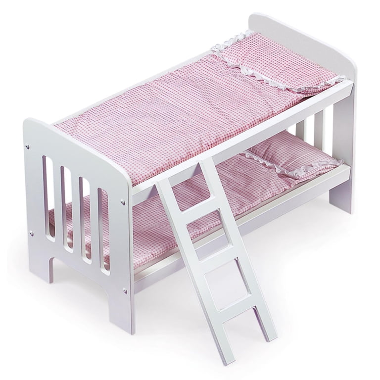 Badger Basket Doll Bunk Bed with Ladder and Bedding photo 1