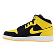 thumbnail image 4 of Air Jordan 1 Mid BG Big Kids Shoes Black/White/Varsity Maize 554725-035, 4 of 6