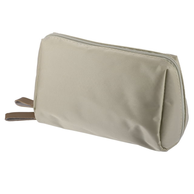 Portátil Cosmético Bolsa, Impermeable Nylon PVC, Caqui