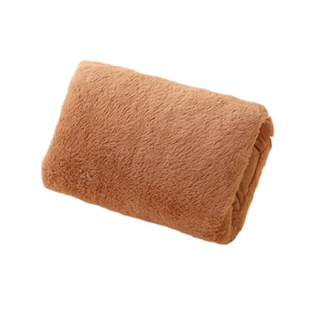 Calentador de manos eléctrico, bolsa calentadora de manos, portátil, reutilizable, recargable por USB Marrón Sharpla calentador portátil