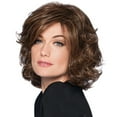 thumbnail image 4 of WXLCISI Fashion Women Synthetic Short Fluffy Brown Hair Wig Natural Wavy Curly Wigs for Women Brown, 4 of 9