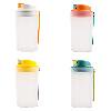 thumbnail image 2 of VGFVFSKGA 12oz - 4Pcs Shaker Bottle, Clear Protein Shaker Bottle, Shaker Cups for Protein Shakes, Plastic Blender Bottle Shaker, Lightweight Drink Shaker, 2 of 5