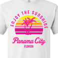 thumbnail image 4 of Inktastic Summer Enjoy the Sunshine Panama City Florida in Pink T-Shirt, 4 of 5