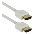 thumbnail image 2 of QVS 10' High Speed HDMI UltraHD 4K with Ethernet Thin Flexible Cable, White, 2 of 2