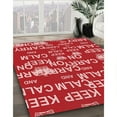 thumbnail image 3 of Ahgly Company Machine Washable Indoor Square Transitional Light Coral Pink Area Rugs, 3' Square, 3 of 7