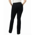 thumbnail image 2 of PAIGE womens  Hourglass Black Shadow High Rise Boot Cut Jean, 25, 2 of 5
