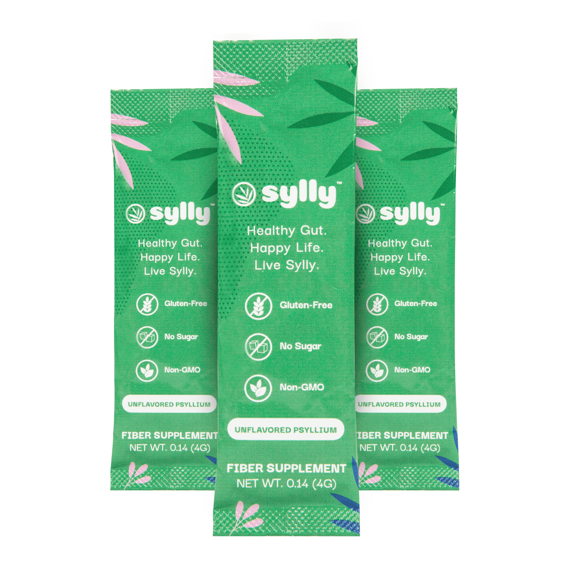 Sylly, Organic Psyllium Husk Fiber Supplement, Daily Stick Packs, No Sugar