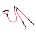 thumbnail image 1 of OULII Puppy Training Leash Dicephalous Dog Training Lead Pink 1Set, 1 of 8
