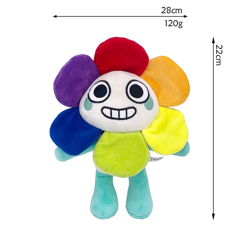 22-33cm Dandy's World Plush Set: Game Character Goob, Boxten, Flower Cat & Bunny Stuffed Toy Pillow for Fans