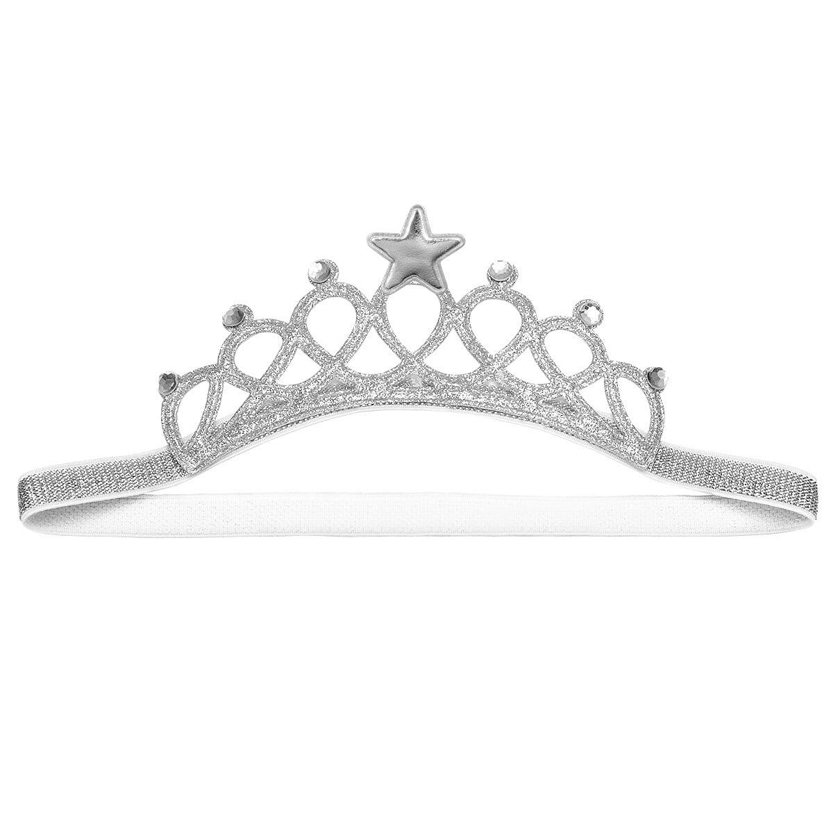 Lurrose Baby Girl Crown Tiara Headband Head Wrap Hair Band Headwear
