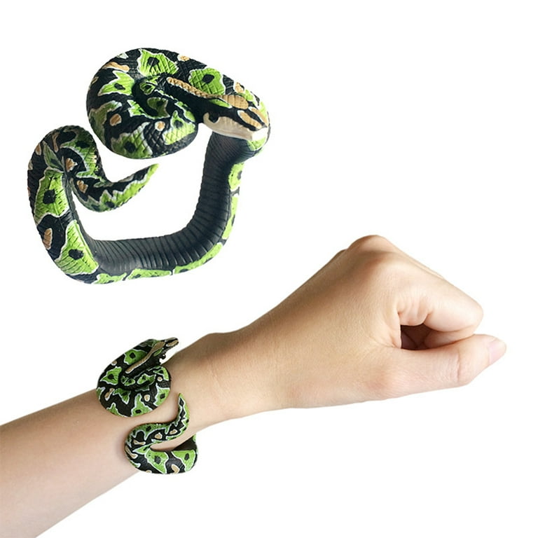 6 Pieces Toy Snake Bracelet PVC Simulation Snake Wrist Band Fake Snake  Wristband Halloween Prank Toys Scary Mischievous Toys Party Supplies  Realistic