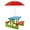 Red, variant on GLACER Kids Picnic Table, Portable Kids Outdoor Furniture w/Removable & Adjustable Umbrella, Plastic Set, Gift for Boys Girls 3 , Toddler Picnic Table for Patio, Backyard (Red)