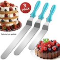 thumbnail image 2 of Espátula Para Glaseado Cuchilla Para Glaseado De Acero Inoxidable Espátula Multifuncional Con Sabor En U Espátula En Forma De U Juego De Espátula Para Glaseado De Grado Alimenticio Para Hornear Yuarrent HA027802-02, 2 of 6